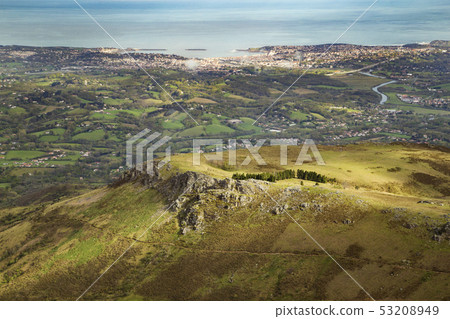 Landscape from the top of the mountain railway 53208949