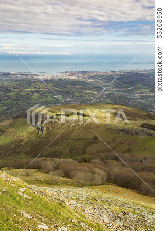 Landscape from the top of the mountain railway 53208950