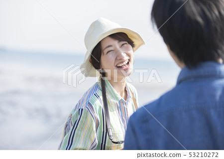 海夫婦夫婦微笑 53210272