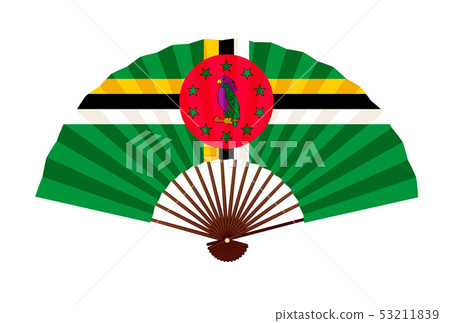 多米尼克國旗符號圖標 多米尼克國旗符號圖標 53211839