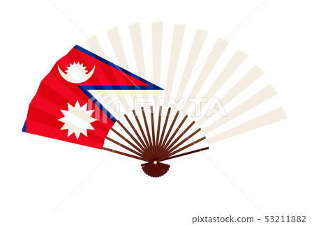 Nepal flag symbol icon 53211882