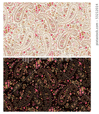 重複佩斯利圖案 53212014