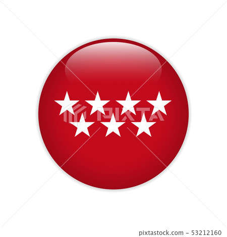 Flag of Community Madrid button 53212160