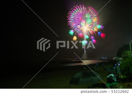 大分聯合報紙夜煙花系列武藏會場 53212602