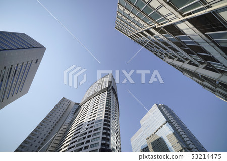 Tokyo cityscape of Japan Looking at the Shinagawa V Tower etc. (Shinagawa skyscrapers) Tokyo cityscape of Japan Looking at the Shinagawa V Tower etc. (Shinagawa skyscrapers) 53214475