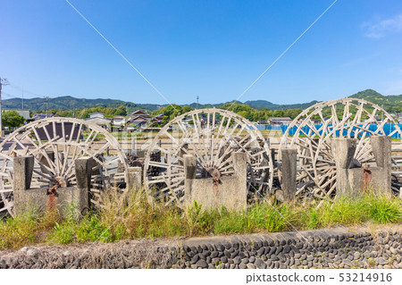 Off-season triple water wheel Asakura City, Fukuoka Prefecture (season off) Off-season triple water wheel Asakura City, Fukuoka Prefecture (season off) 53214916