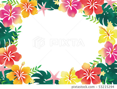 Hibiscus fence 53215294