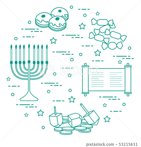 Jewish holiday Hanukkah 53215631