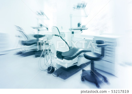 dentist chair in empty dental clinic interior dentist chair in empty dental clinic interior 53217819