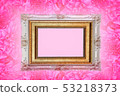 Close up pink flowers background with luxury 53218373