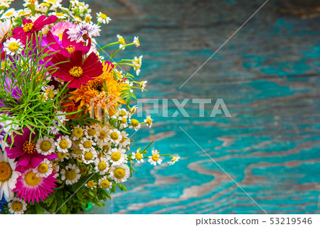 Summer flowers design 53219546