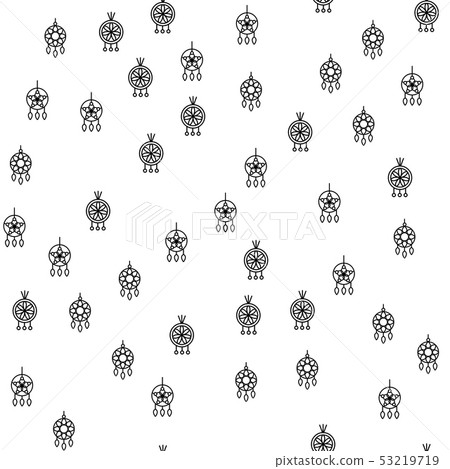 Various Jewelry Earrings Seamless Pattern Vector - Stock Illustration ...