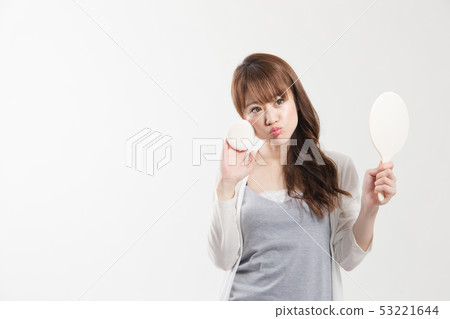 休閒人像·白色背面 53221644