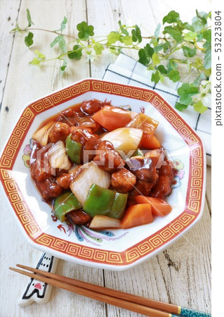 sweet and sour pork sweet and sour pork 53223804