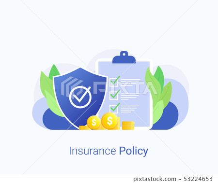 Insurance policy concept. Insurance policy concept. 53224653