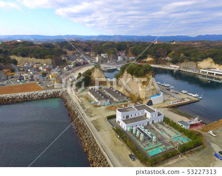 View of Hiragata Port ~ Aerial with drone (Hiragata Port / Kitaibaraki City, Ibaraki Prefecture) View of Hiragata Port ~ Aerial with drone (Hiragata Port / Kitaibaraki City, Ibaraki Prefecture) 53227313