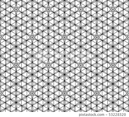 Seamless pattern based on Japanese geometric 53228320