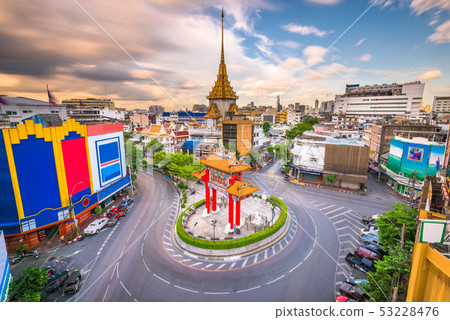 Bangkok, Thailand Chinatown 53228476