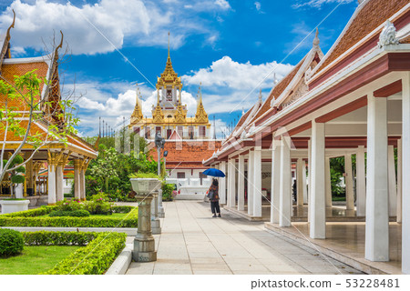 Wat Ratchanatdaram in Bangkok, Thailand. Wat Ratchanatdaram in Bangkok, Thailand. 53228481