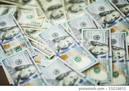 American money background texture bills of 100 american dollars American money background texture bills of 100 american dollars 53228652