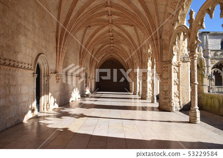 Jeronimos Monastery Corridor 53229584