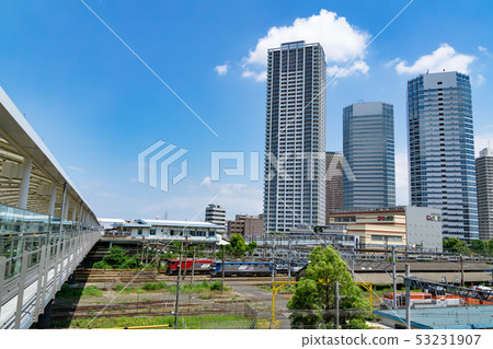 車站新川崎站前的風景 53231907