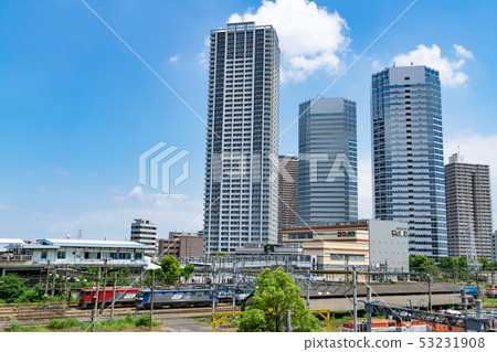 車站新川崎站前的風景 53231908