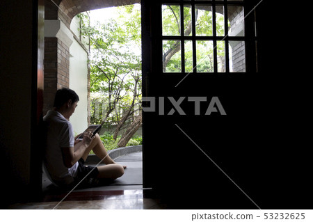 Lonely depression financial freedom unhappy man Lonely depression financial freedom unhappy man 53232625