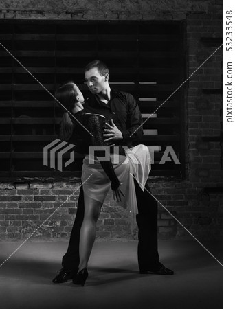 Tango dancers in action Tango dancers in action 53233548
