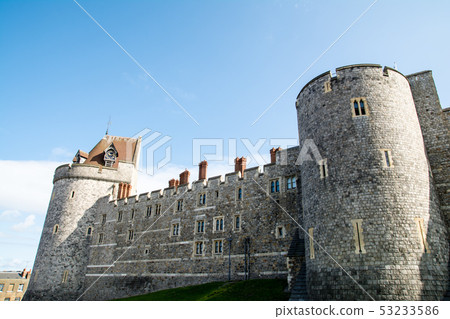 Stone Column Building and Stone Walls of Windsor Castle Stone Column Building and Stone Walls of Windsor Castle 53233586