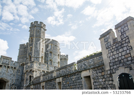 Stone Column Building and Stone Walls of Windsor Castle Stone Column Building and Stone Walls of Windsor Castle 53233766