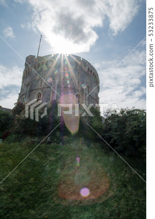 Stone Column Building and Stone Walls of Windsor Castle Stone Column Building and Stone Walls of Windsor Castle 53233875