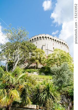 Stone Column Building and Stone Walls of Windsor Castle Stone Column Building and Stone Walls of Windsor Castle 53233952