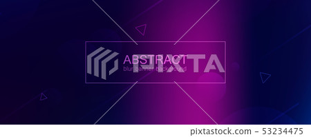 Abstract banner with gradient shapes  53234475