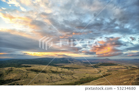 Landscape of Dobrogea, Romania 53234680