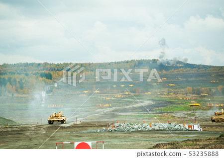 Attack of T-90S tank Attack of T-90S tank 53235888