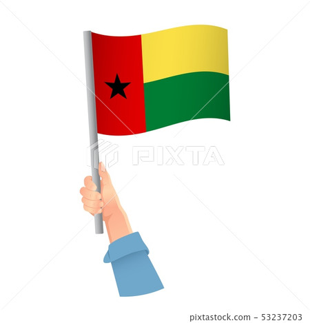 Guinea-Bissau flag in hand icon Guinea-Bissau flag in hand icon 53237203