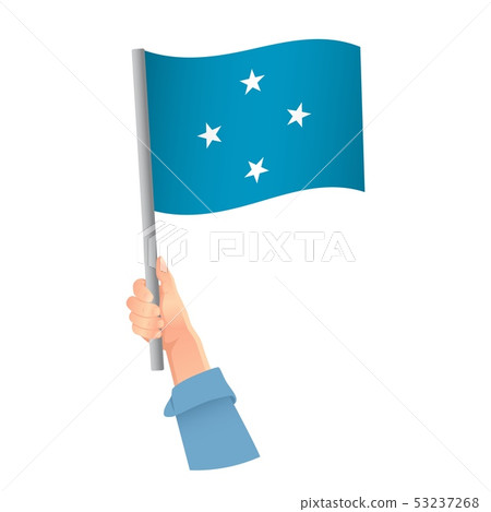 Micronesia flag in hand icon Micronesia flag in hand icon 53237268