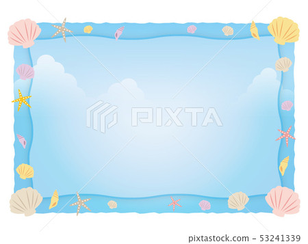 Summer frame - Stock Illustration [53241339] - PIXTA