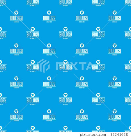 Structure biology pattern vector seamless blue - Stock Illustration ...