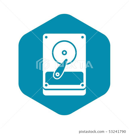 HDD icon, simple style 53241790