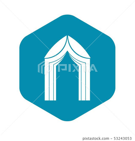 Arch icon, simple style Arch icon, simple style 53243053