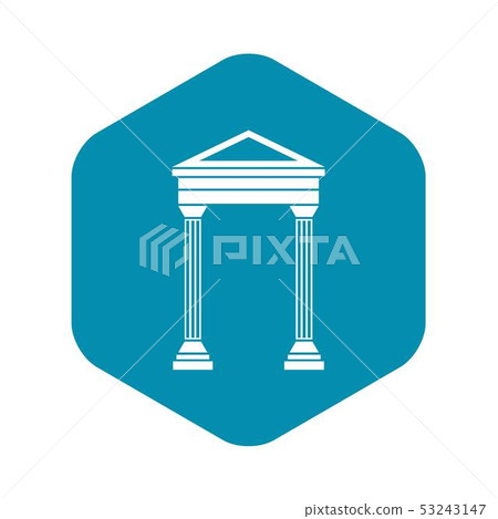 Arch icon, simple style Arch icon, simple style 53243147