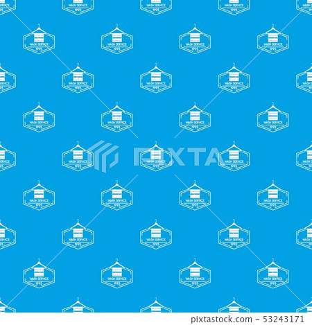Wash service pattern vector seamless blue Wash service pattern vector seamless blue 53243171
