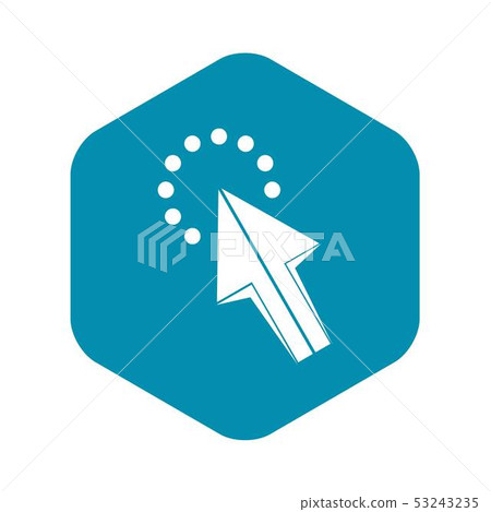 Click icon, simple style Click icon, simple style 53243235