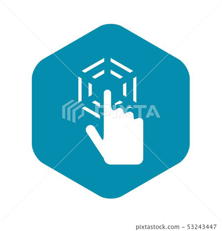 Click icon, simple style Click icon, simple style 53243447