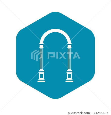 Arch icon, simple style - Stock Illustration [53243603] - PIXTA