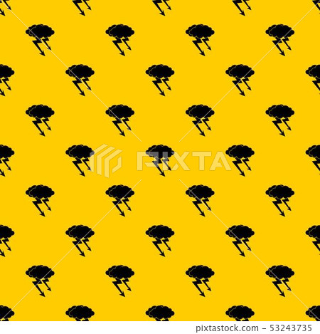 Lightning cloud pattern vector Lightning cloud pattern vector 53243735
