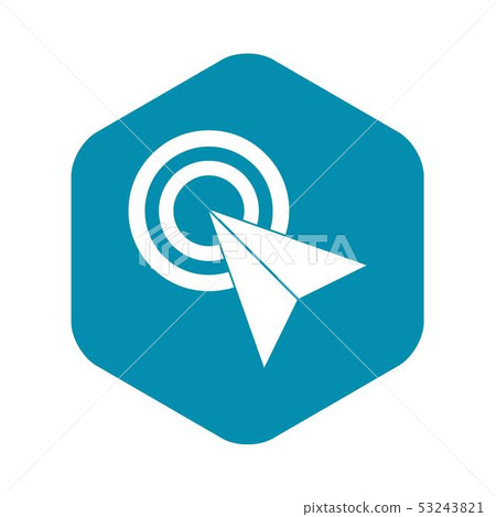 Click icon, simple style 53243821