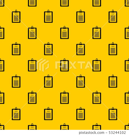 Clipboard with checklist pattern vector 53244102